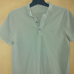 ALLSAINTS Men's Short Sleeves Polo Shirt Size XL Pre-owned